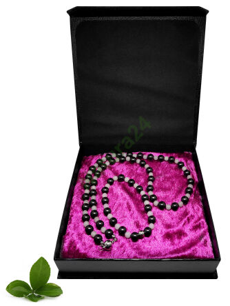Schmuckset Schungit - Rosenquarz