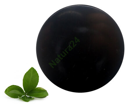 Schungit Scheibe poliert