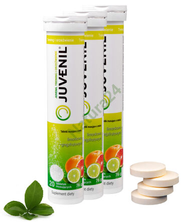 Juvenil Trainings- und Erfrischungsset 3x 20 Brausetabletten Nukleotide