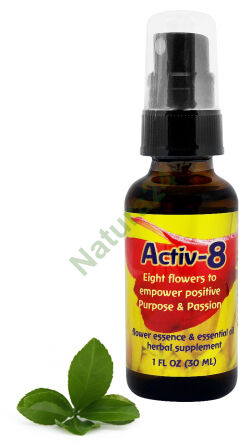 FES Activ-8 Acht Blumen, die ein positives Ziel und Leidenschaft stärken 30 ml Spray