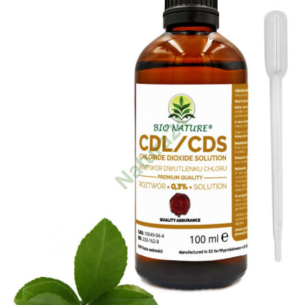 CDL/ CDS Roztwór Dwutlenku Chloru 0,3% Wirusy Bakterie Pleśń - 2
