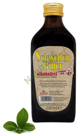 Alkoholfreies Original Schwedisches Kräuter-Extrakt (Tinktur) 200 ml