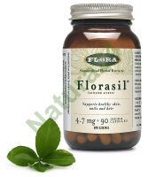 Florasil® – ekstrakt ze skrzypu polnego standaryzowany na 4,7 mg krzemu, kapsułki, 90 sztuk