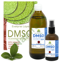 DMSO Dimetylosulfotlenek Czysty 500 ml + Książka -DMSO na powszechne dolegliwości 